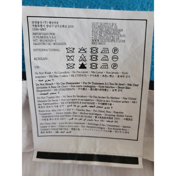 SuitSupply Flannel Trousers Men's Size 30 X 28 Gray Wool Flat Front Dress Pants - Picture 13 of 16